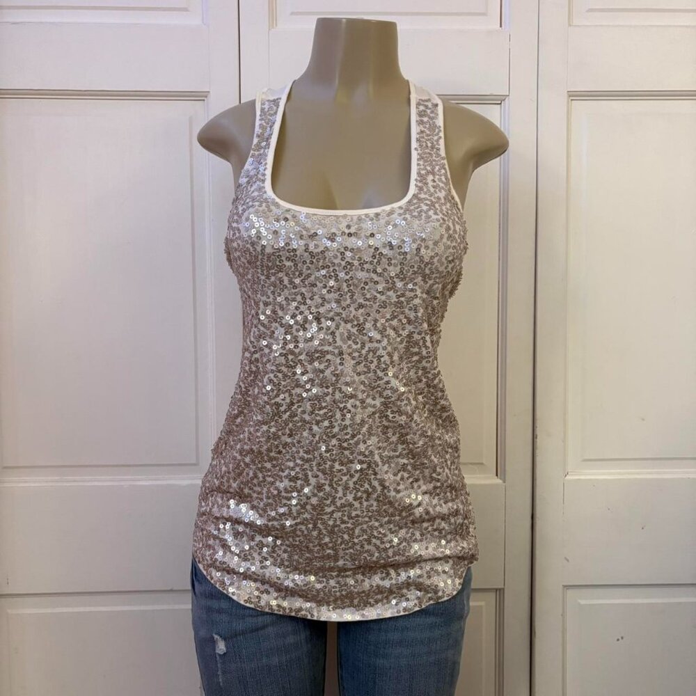 Mcbling Sequin Express Tank Top